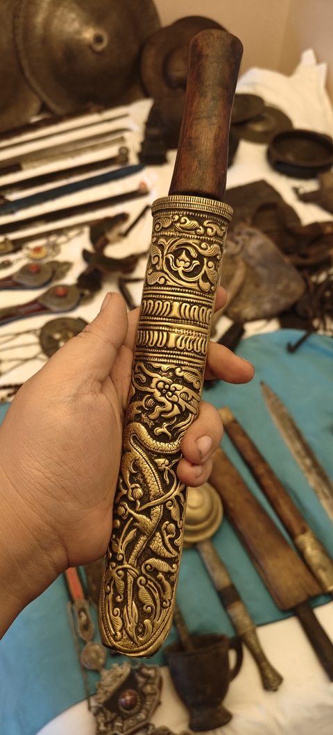 古玩銅器短劍真品鑒賞圖