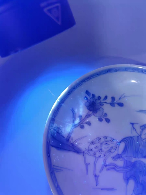 古玩陶瓷人物紋青花盤拍賣,當前價格1500元