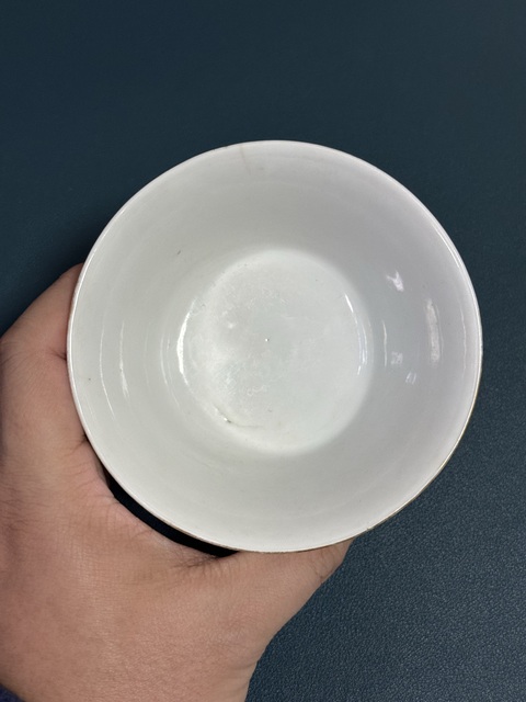 古玩陶瓷洪憲年制款百花不落地細路粉彩杯(民國官窯)拍賣,當前價格2400元