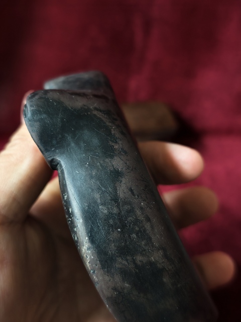 古玩玉器祁陽石硯臺真品鑒賞圖