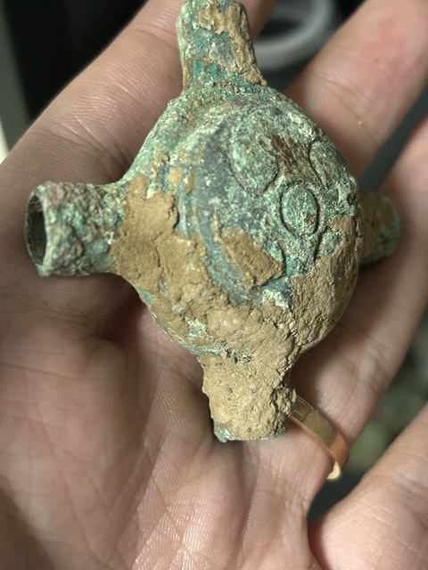 古玩銅器西周·風(fēng)火輪車馬件真品鑒賞圖