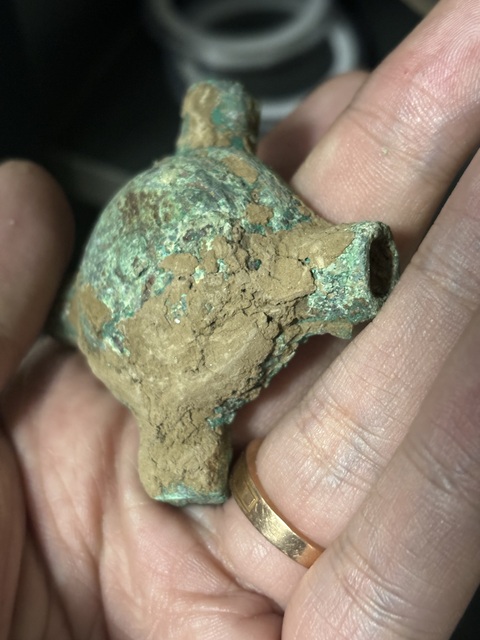 古玩銅器西周·風(fēng)火輪車馬件真品鑒賞圖