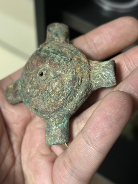 古玩銅器西周·風火輪節約真品鑒賞圖