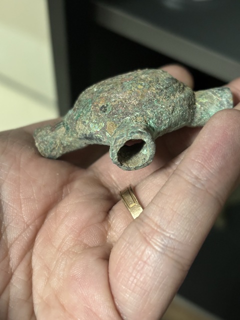 古玩銅器西周·風火輪節約真品鑒賞圖