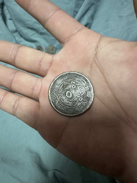 古玩錢幣河南雙旗銅元真品鑒賞圖