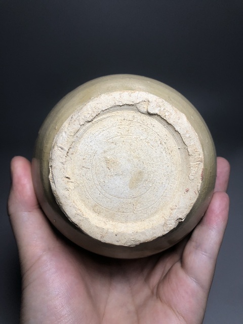 古玩陶瓷宋,米黃釉執(zhí)壺拍賣,當(dāng)前價(jià)格4000元