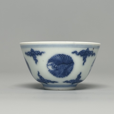 古玩陶瓷青花杯真品鑒賞圖
