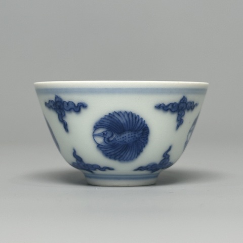 古玩陶瓷青花杯真品鑒賞圖