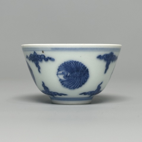 古玩陶瓷青花杯真品鑒賞圖