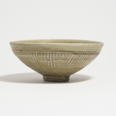 古玩陶瓷同安窯珠光青瓷碗真品鑒賞圖