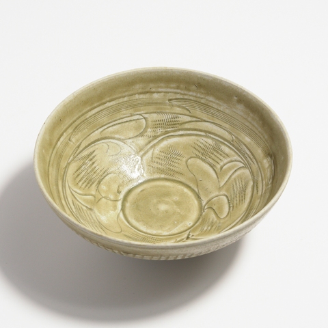 古玩陶瓷同安窯珠光青瓷碗真品鑒賞圖