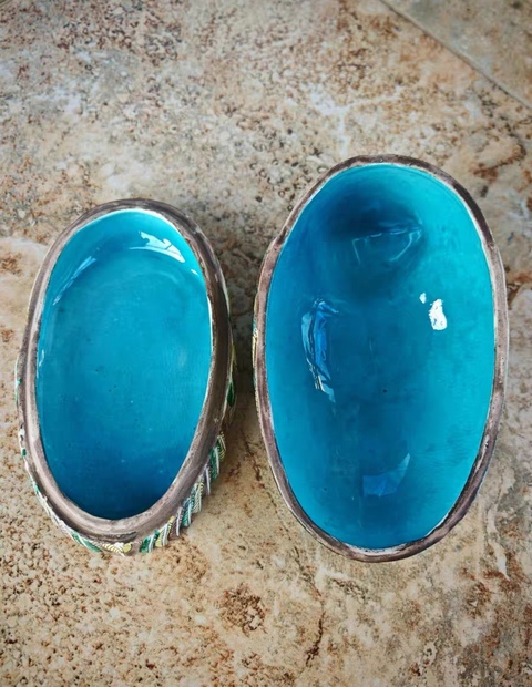 古玩陶瓷素三彩仿生瓷鳥真品鑒賞圖