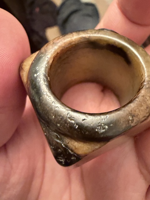 古玩玉器和田玉雕“素紋琮”真品鑒賞圖