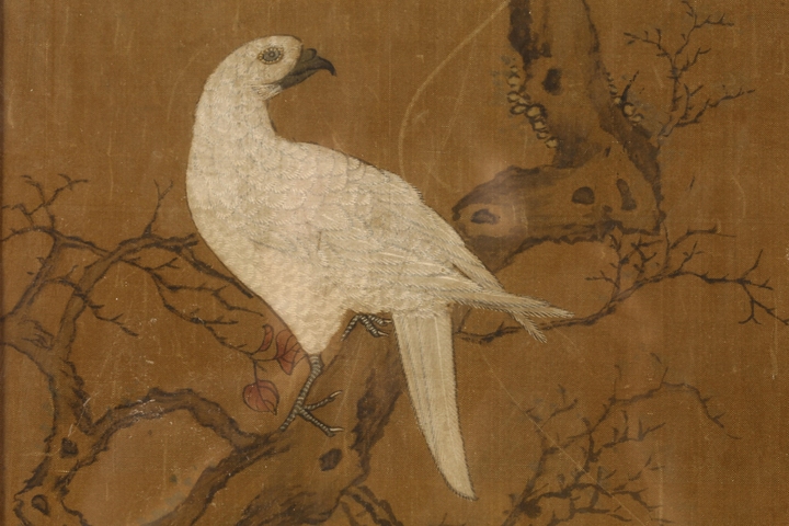 古玩字畫(huà)喬木幽澗真品鑒賞圖