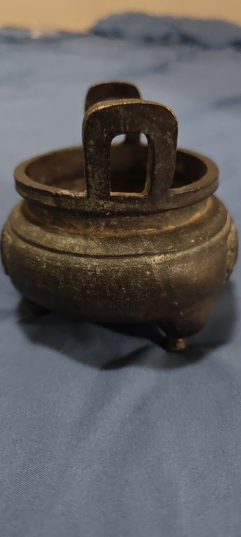 古玩銅器銅爐真品鑒賞圖