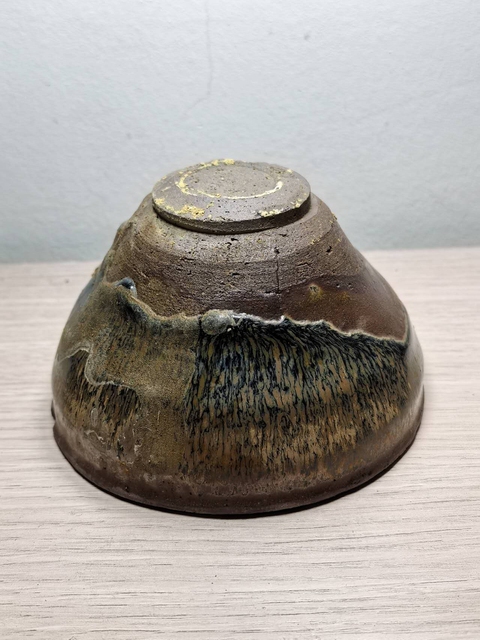 古玩陶瓷建窯兔毫束口盞真品鑒賞圖
