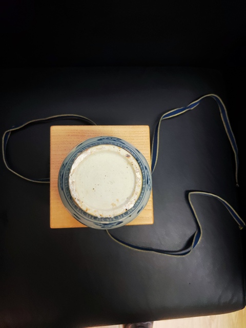 古玩陶瓷明成化青花游魚(yú)紋罐拍賣(mài)，當(dāng)前價(jià)格3580元