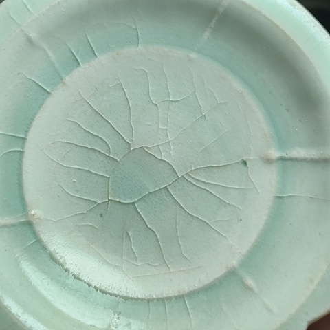 古玩陶瓷湖田窯影青釉葵口盤或洗拍賣,當前價格1600元