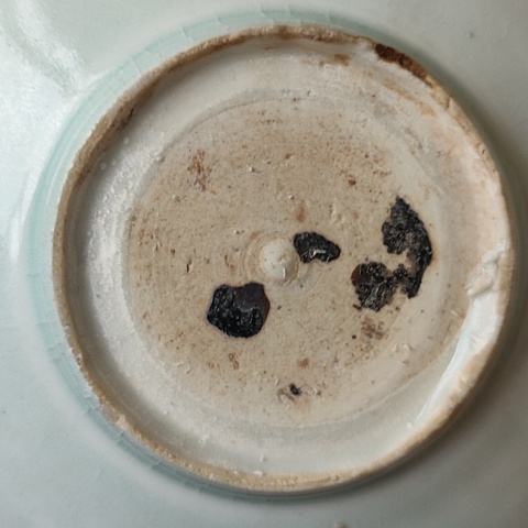 古玩陶瓷湖田窯影青釉娃娃碗真品鑒賞圖