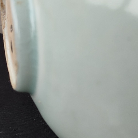 古玩陶瓷湖田窯影青釉娃娃碗真品鑒賞圖