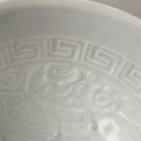古玩陶瓷青白釉雙鳳碗拍賣,當前價格5200元