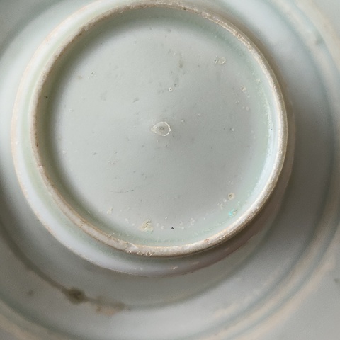 古玩陶瓷湖田窯高腳杯和托真品鑒賞圖
