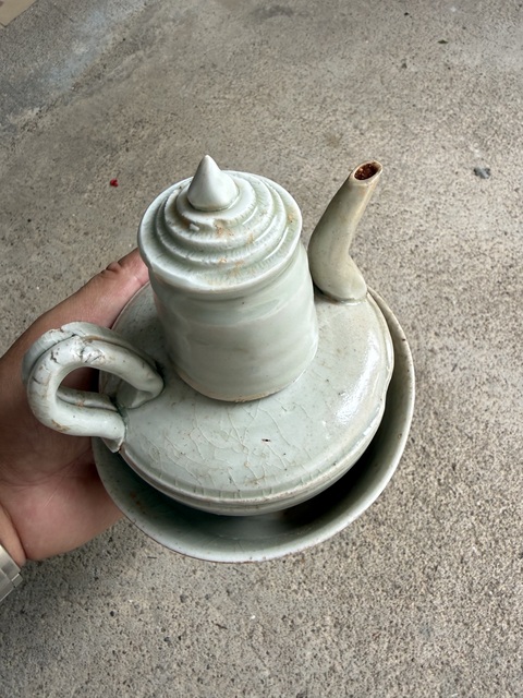 古玩陶瓷宋代影青溫壺真品鑒賞圖