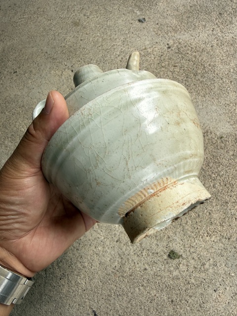 古玩陶瓷宋代影青溫壺真品鑒賞圖
