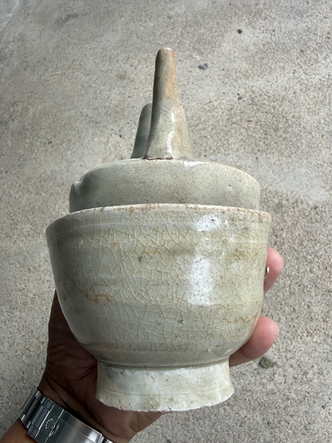 古玩陶瓷宋代影青溫壺真品鑒賞圖