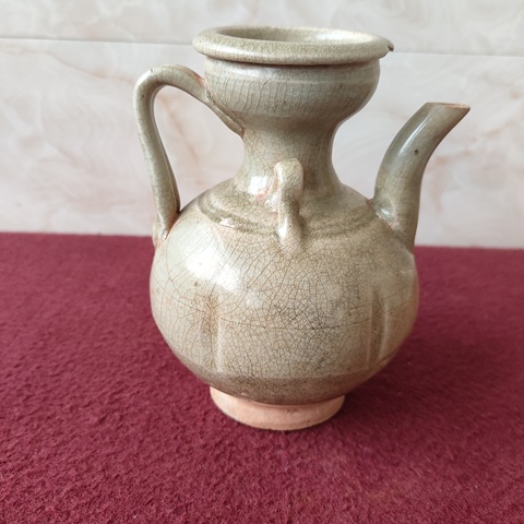 古玩陶瓷青白釉執壺拍賣,當前價格1380元