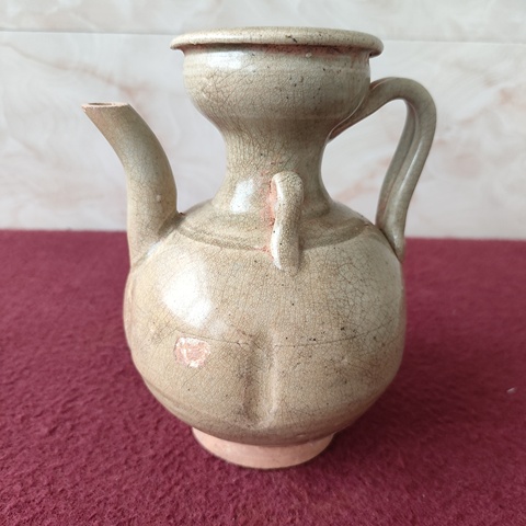 古玩陶瓷青白釉執壺拍賣,當前價格1380元