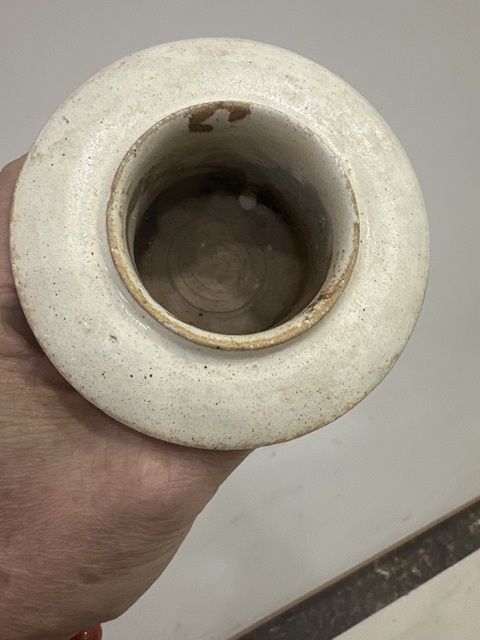 古玩陶瓷白釉行爐真品鑒賞圖