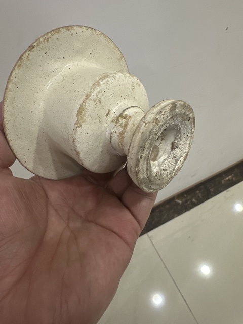 古玩陶瓷白釉行爐真品鑒賞圖