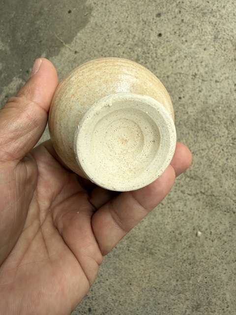 古玩陶瓷青白釉高足杯真品鑒賞圖