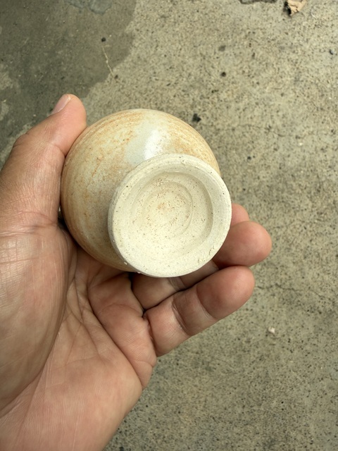 古玩陶瓷青白釉高足杯真品鑒賞圖