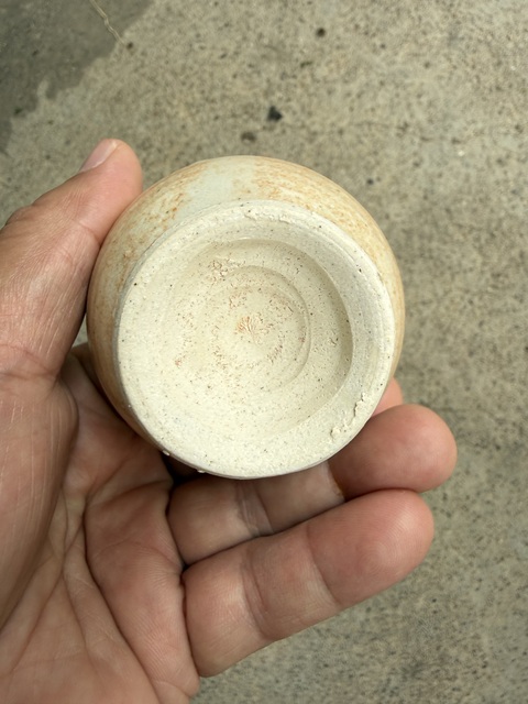 古玩陶瓷青白釉高足杯真品鑒賞圖