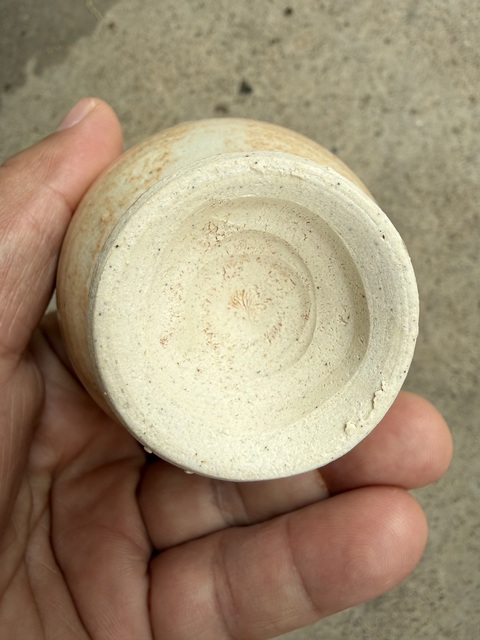 古玩陶瓷青白釉高足杯真品鑒賞圖