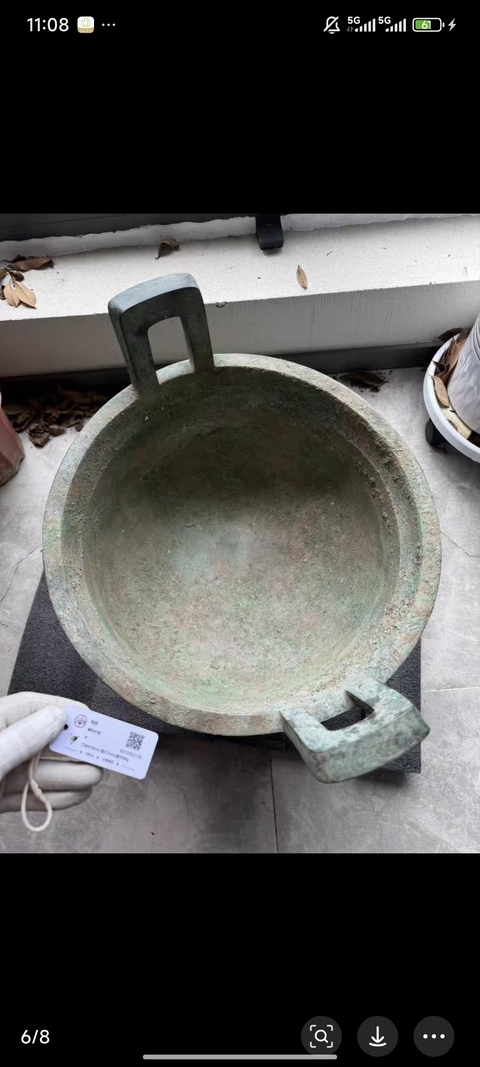 古玩銅器銅鼎真品鑒賞圖