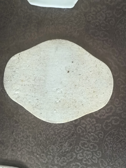 古玩雜項清代粉彩嬰戲紋瓷片裝裱件真品鑒賞圖