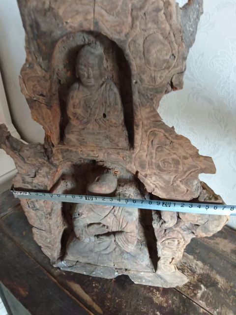 古玩雜項(xiàng)佛龕木雕真品鑒賞圖