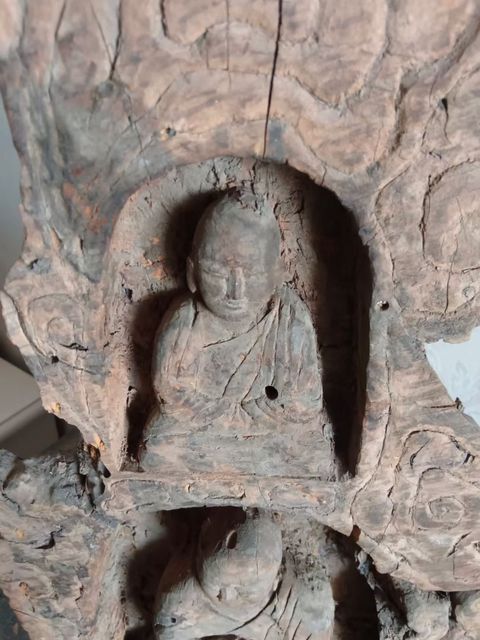 古玩雜項(xiàng)佛龕木雕真品鑒賞圖