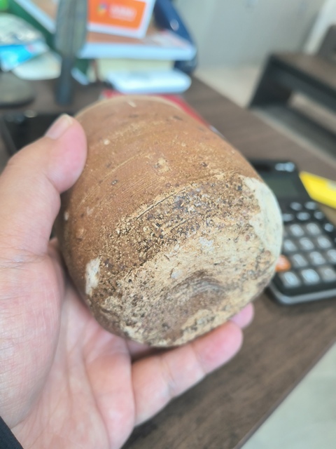 古玩陶瓷原始青釉杯真品鑒賞圖