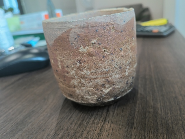 古玩陶瓷原始青釉杯真品鑒賞圖