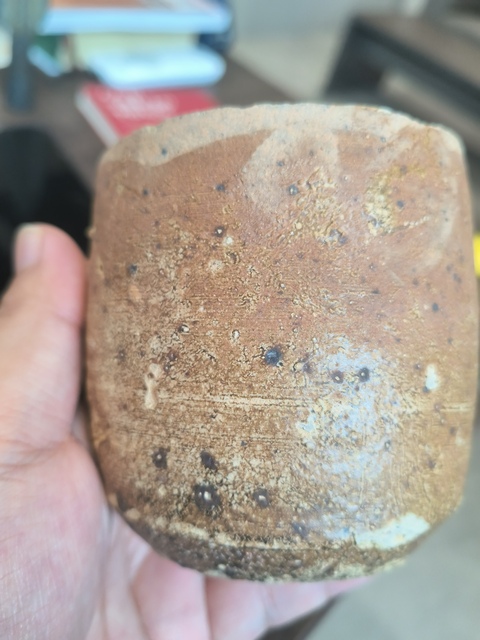 古玩陶瓷原始青釉杯真品鑒賞圖