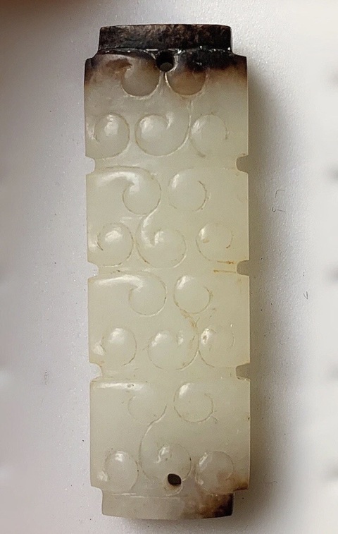 古玩玉器仿古玉勒子真品鑒賞圖