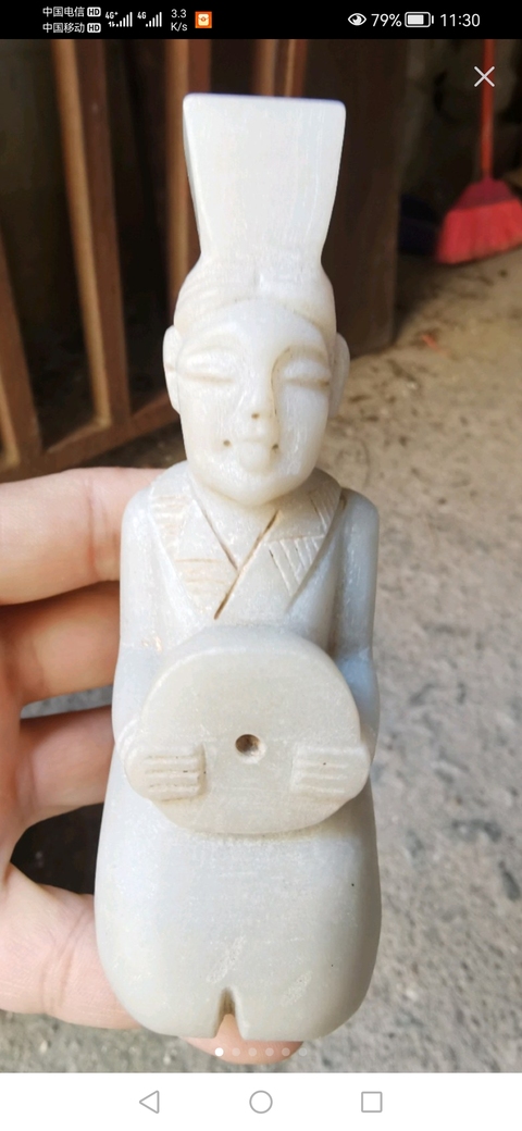 古玩玉器地方玉貴人真品鑒賞圖