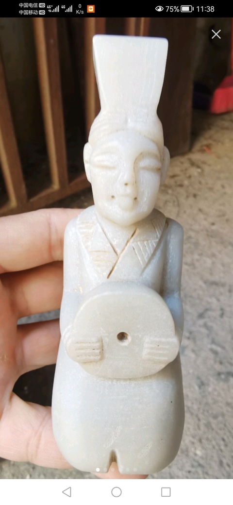 古玩玉器地方玉貴人真品鑒賞圖
