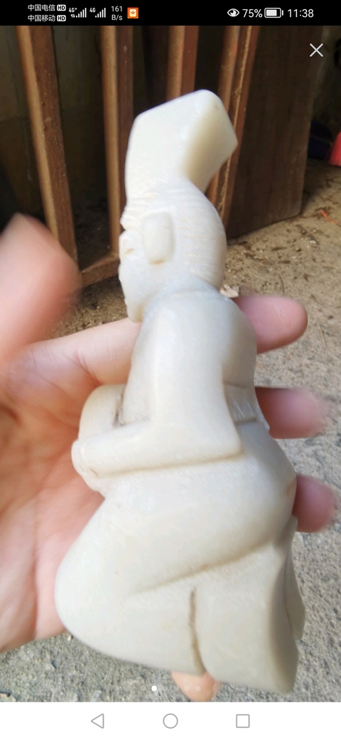 古玩玉器地方玉貴人真品鑒賞圖