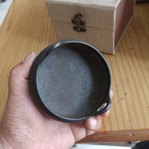 古玩銅器明代沖耳爐 銅爐 宣德爐真品鑒賞圖
