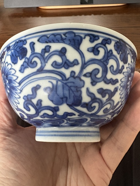 古玩陶瓷菊花杯真品鑒賞圖